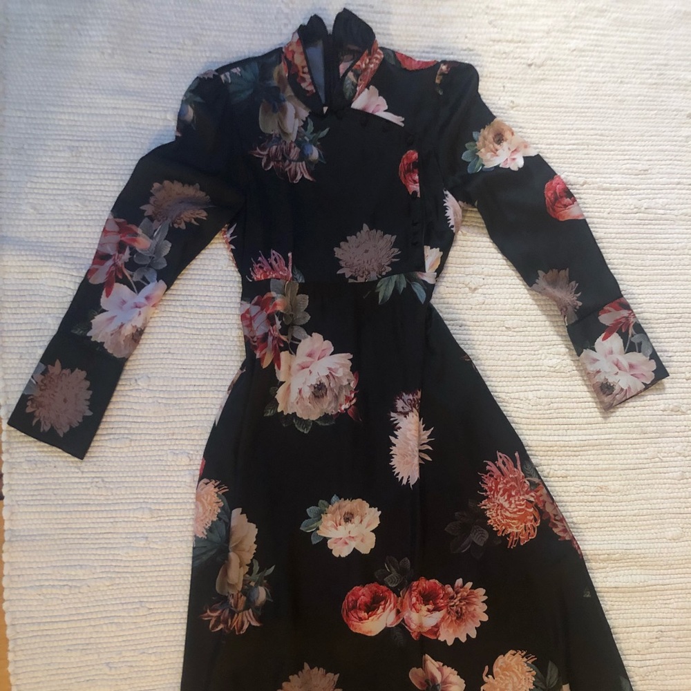 Silky kimono dress